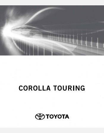 toyota corolla touring 2021 owners manual